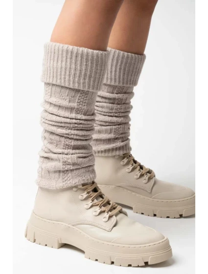 Dámske vlnené legíny 095 Beige - Steven Dámske vlnené legíny 095 Beige - Steven