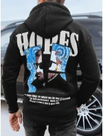 Pánská mikina s potiskem černá Dstreet model 21975438 - FashionStreet Pánská mikina s potiskem černá Dstreet model 21975438 - FashionStreet