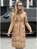 Dámský zimní kabát velbloudí Dstreet model 21994716 - FashionStreet