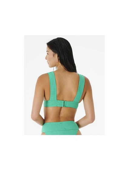 Plavková podprsenka RIP CURL Premium Surf Deep V zelená