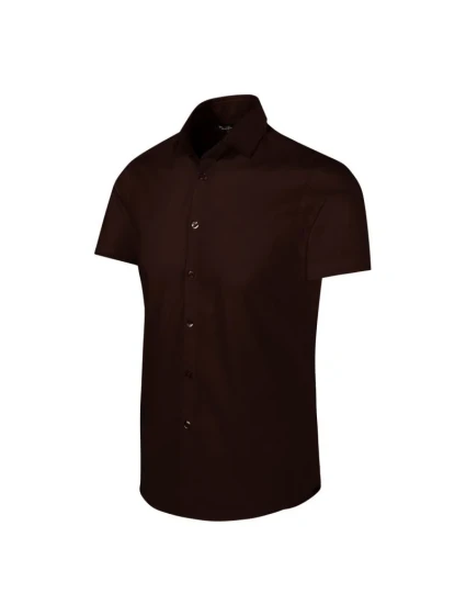 Malfini Flash M MLI-26027 kávová košeľa pánska