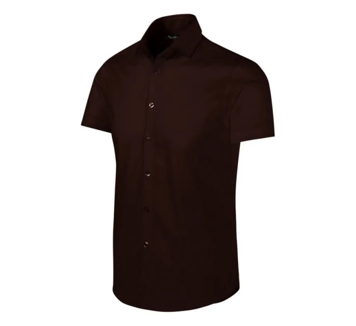 Malfini Flash M MLI-26027 kávová košeľa pánska