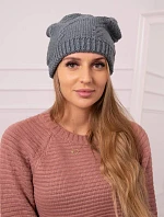 Dámska čiapka Lorena K377 tmavo šedá