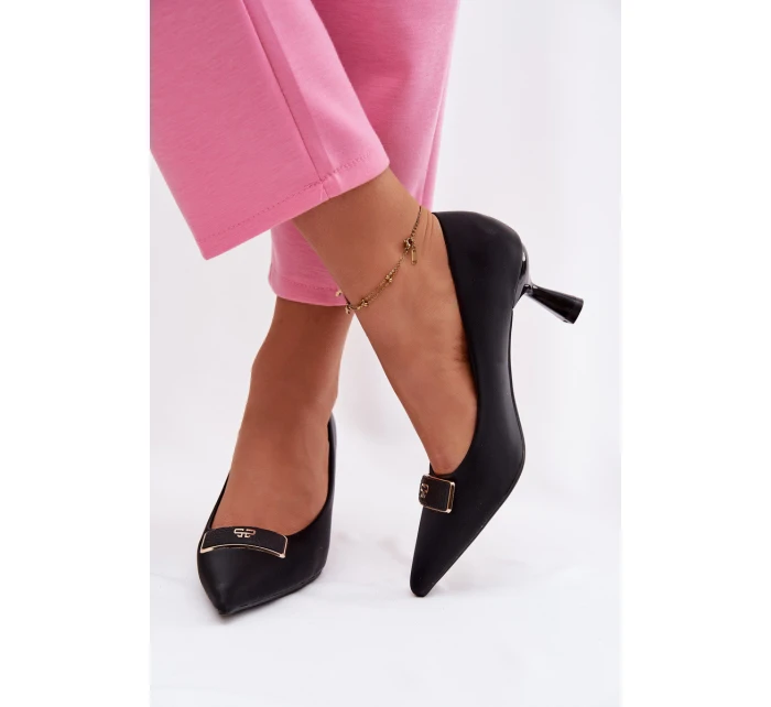 Lodičky s ozdobným detailem model 21937544 - Boto Lodičky s ozdobným detailem model 21937544 - Boto