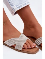 Dámské ploché stříbrné s kamínky Zinnia Dámské ploché stříbrné s kamínky Zinnia