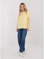 Blúzka MI BZ 4227.61 svetložltá Blúzka MI BZ 4227.61 svetložltá