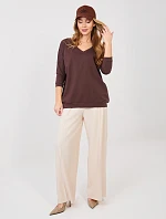 Blúzka RV BZ A1192.71 tmavohnedá