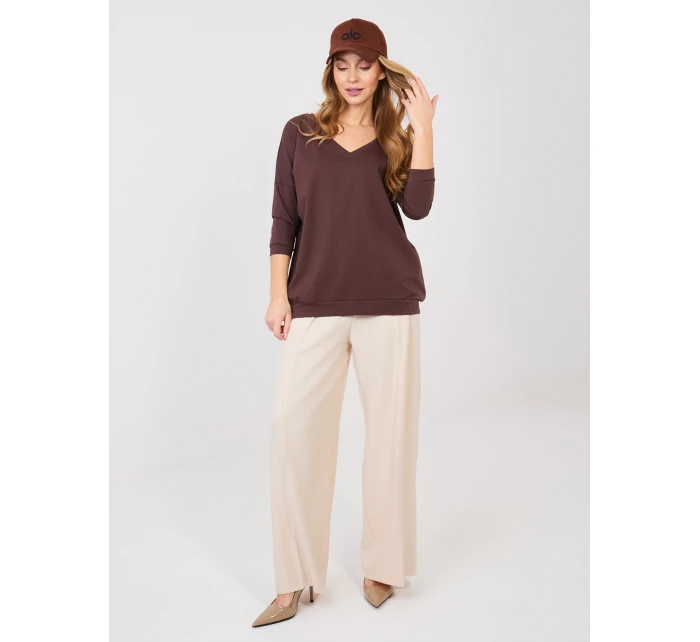 Blúzka RV BZ A1192.71 tmavohnedá