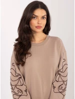 Bluzka RV BZ model 21836660 ciemny bezowy - FPrice