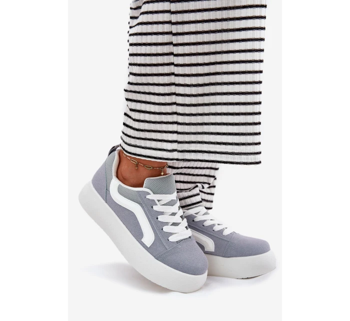 Dámské Tenisky Na Platformě Modré model 21694955 - Boto Dámské Tenisky Na Platformě Modré model 21694955 - Boto