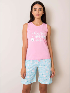 Ružové a modré pyžamo Beatrix