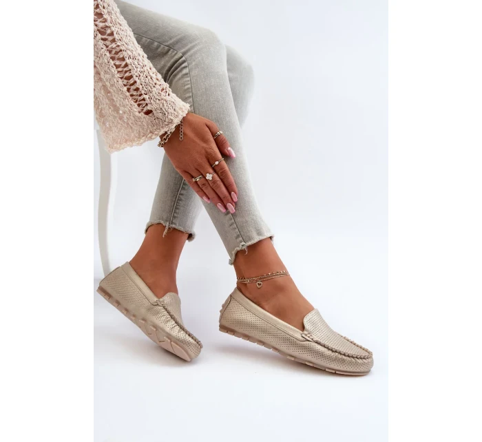 Dámske mokasíny Złote Ranica