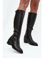 Topánky na podpätku model 219141 Krok vo veľkom štýle Topánky na podpätku model 219141 Krok vo veľkom štýle