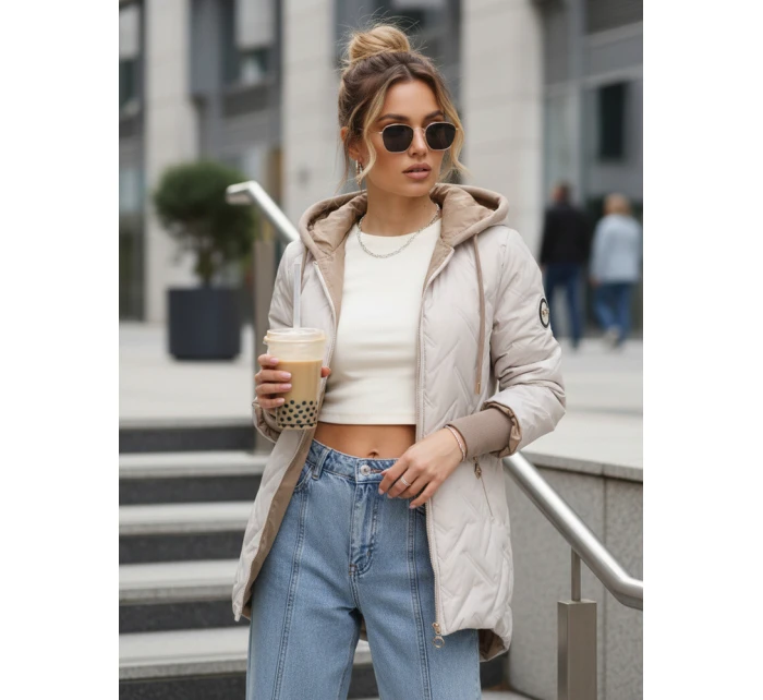 Kurtka przejściowa damska pikowana o model 22025027 - FashionStreet