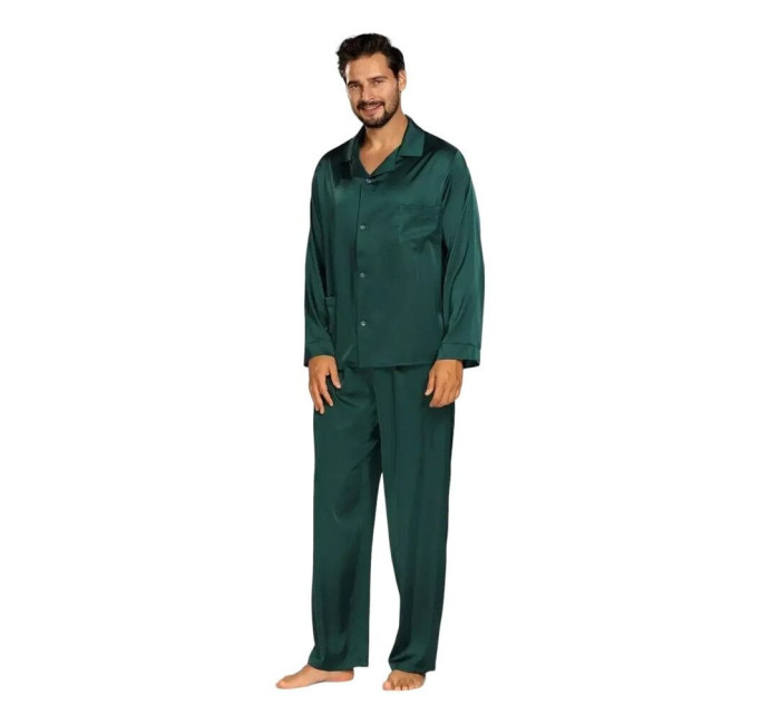 Pánske saténové pyžamo Lukas green