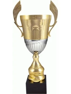 Zlatý a stříbrný kovový pohár model 21827638