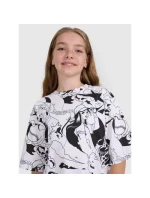 Dívčí tričko oversize s potiskem model 21816830 - 4F