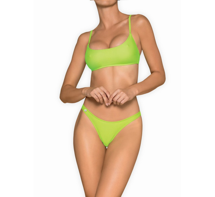 Svůdné dvoudílné plavky model 8446594 Beach zelená - Obsessive