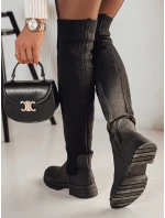Dámské kozačky black Dstreet model 21982183 - FashionStreet