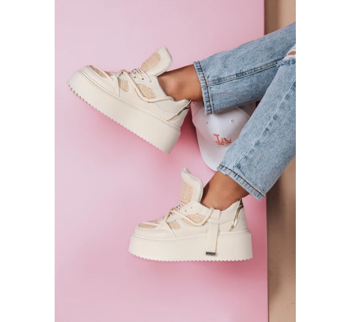 Dámské tenisky na vysoké platformě  Dstreet model 21984943 - FashionStreet