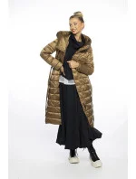 prošívaný kabát s kapucí model 21247349 - Ann Gissy prošívaný kabát s kapucí model 21247349 - Ann Gissy