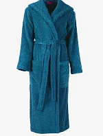 župan Athena s kapucňou petrol