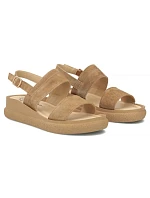 Dámské kožené sandály na podpatku model 22158391 - FILIPPO