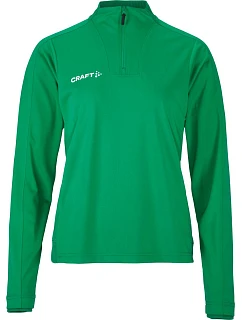 Craft Teamwear Evolve 2.0 Half Zip W Dámska tréningová bunda so zipsom na 1/4 dĺžky 82.4761 team green