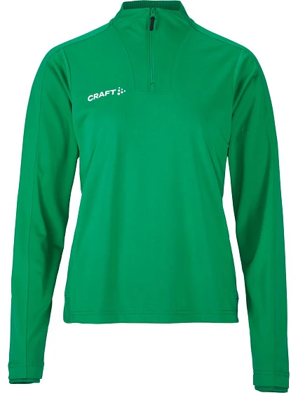 Craft Teamwear Evolve 2.0 Half Zip W Dámska tréningová bunda so zipsom na 1/4 dĺžky 82.4761 team green Craft Teamwear Evolve 2.0 Half Zip W Dámska tréningová bunda so zipsom na 1/4 dĺžky 82.4761 team green