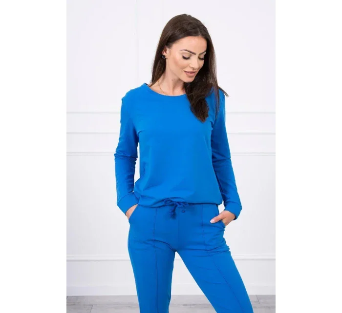 model 18744795 modrá tepláková souprava - K-Fashion model 18744795 modrá tepláková souprava - K-Fashion