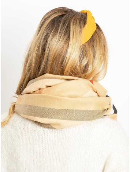 Dámský šátek AT CH model 14832717 béžový - FPrice Dámský šátek AT CH model 14832717 béžový - FPrice