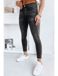 PINES dámske džínsové nohavice čierne Dstreet UY1734