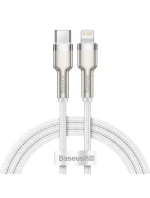 BASEUS USB-C LIGHTNING KÁBEL CAFULE PD 1M BIELY