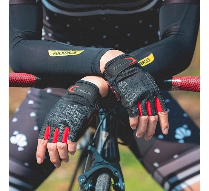 S cyklistické rukavice s  černá/červená model 22083459 - Rockbros