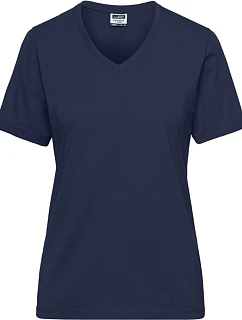 JN Dámské pracovní tričko z bio bavlny Solid 02. navy model 22532122 - Daiber