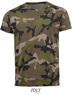 SOL'S Camo Men Pánské maskáčové tričko model 22461324 camo