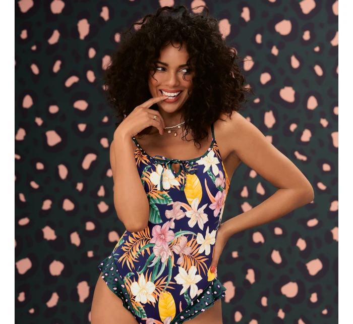 Jednodielne plavky Style Joni 7734 deep lagoon - RosaFaia