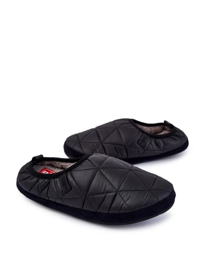 Męskie Wsuwane Papcie Big Star KK174365 Czarne