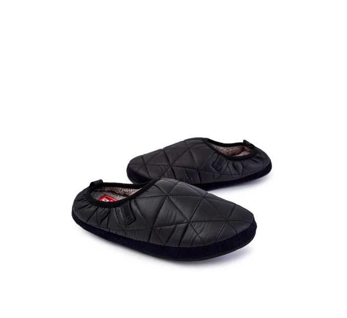 Męskie Wsuwane Papcie Big Star KK174365 Czarne