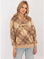 Mikina CLM BL model 20683784 camel - FPrice Mikina CLM BL model 20683784 camel - FPrice