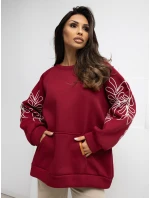 Mikina RV BL A1042.25 bordová