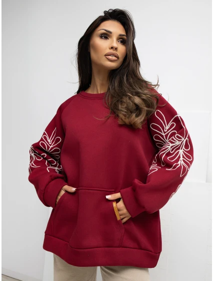 Mikina RV BL A1042.25 bordová