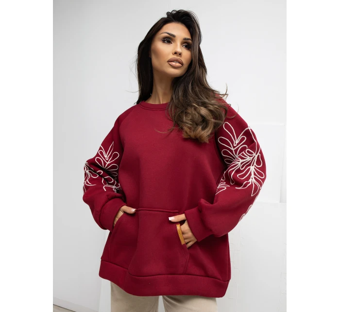 Mikina RV BL A1042.25 bordová