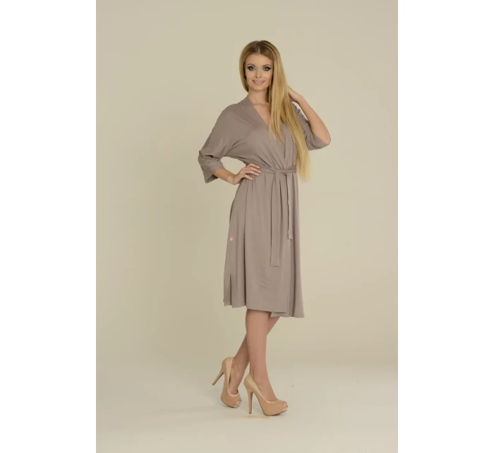 Dámský župan dlouhý model 2614006 - De Lafense Dámský župan dlouhý model 2614006 - De Lafense