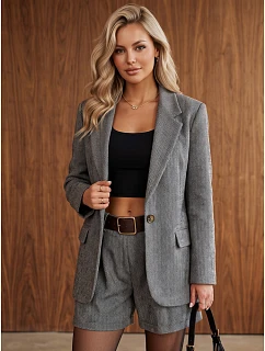 Marynarka damska w granatowa model 22386968 - FashionStreet
