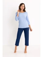 Pyžamo model 21959558 3/4 2XL3XL W26 dámské - Regina Pyžamo model 21959558 3/4 2XL3XL W26 dámské - Regina