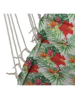 BRAZÍLSKA ZÁVESNÁ SEDACIA SEDAČKA HAMAK 100x50cm PRÍRODA S TROPICKOU DŽUNGĽOU PUSH CUSHION BRAZÍLSKA ZÁVESNÁ SEDACIA SEDAČKA HAMAK 100x50cm PRÍRODA S TROPICKOU DŽUNGĽOU PUSH CUSHION