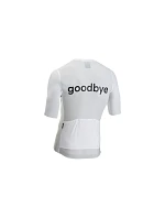 Cyklistické tričko NORTHWAVE Blade Hello Goodbye Jersey S/s, biele