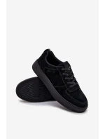 Pánské Sneakersy Na Platformě Zamszové Big Star model 21706190 Černé - Big Star Shoes