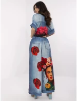 Nohavice DHJ SP 19183 5.78 modrá Nohavice DHJ SP 19183 5.78 modrá